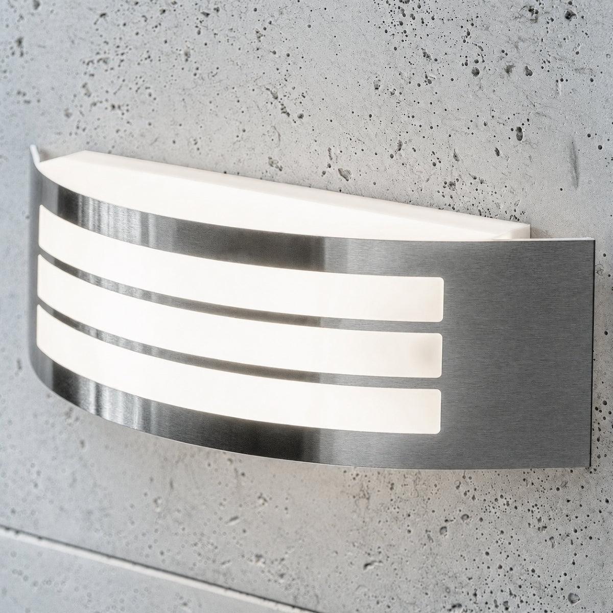 CGC STRIKER Stainless Steel Curved Arc Outdoor Wall Light