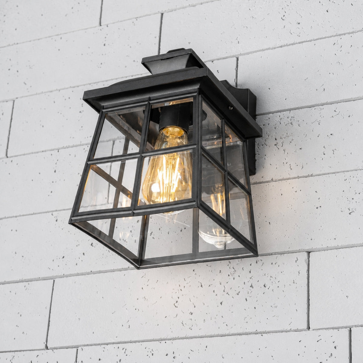 CGC HENRI Black Outdoor Wall Lantern Light