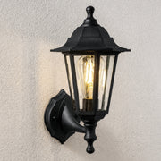 CGC YASMIN Black Outdoor Traditional Lantern Style Wall Light