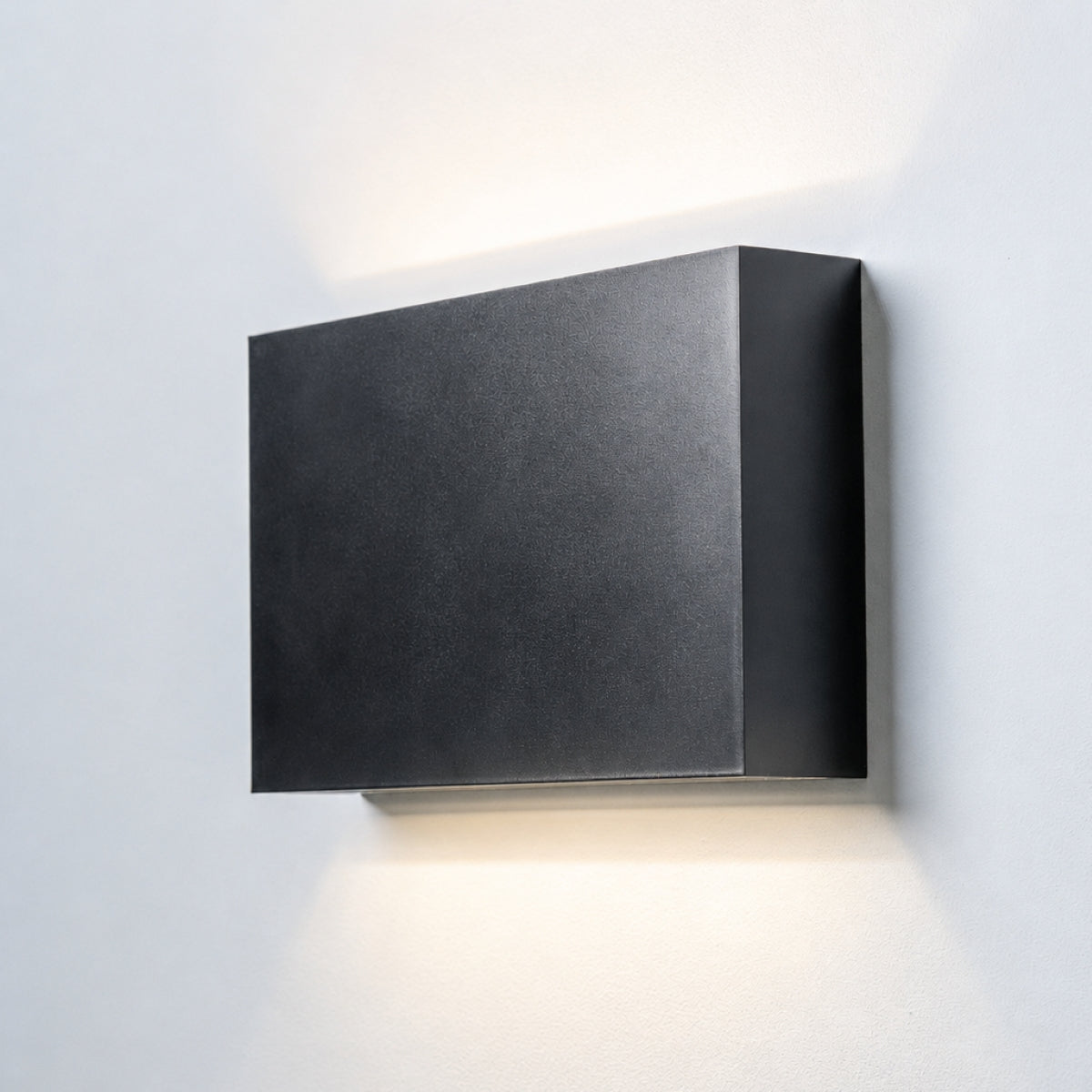 CGC DONNA Black Slim LED Outdoor Wall Light Up and Down 4000k Natural White IP65