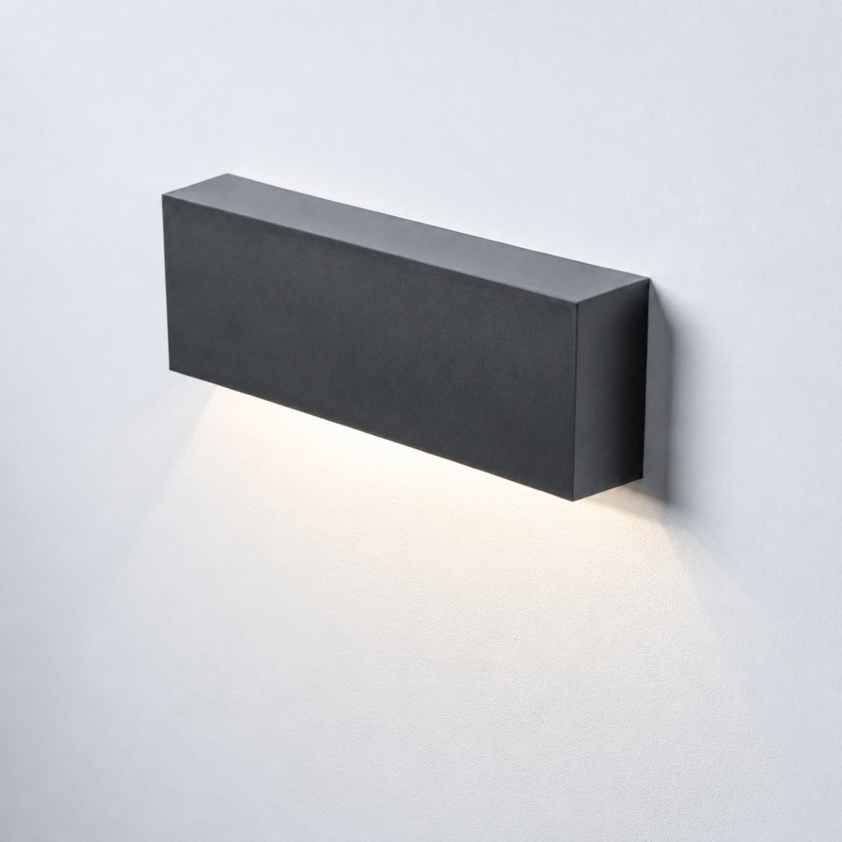 CGC DARNA Black Slim LED Outdoor Wall Light Down 4000k Natural White IP65