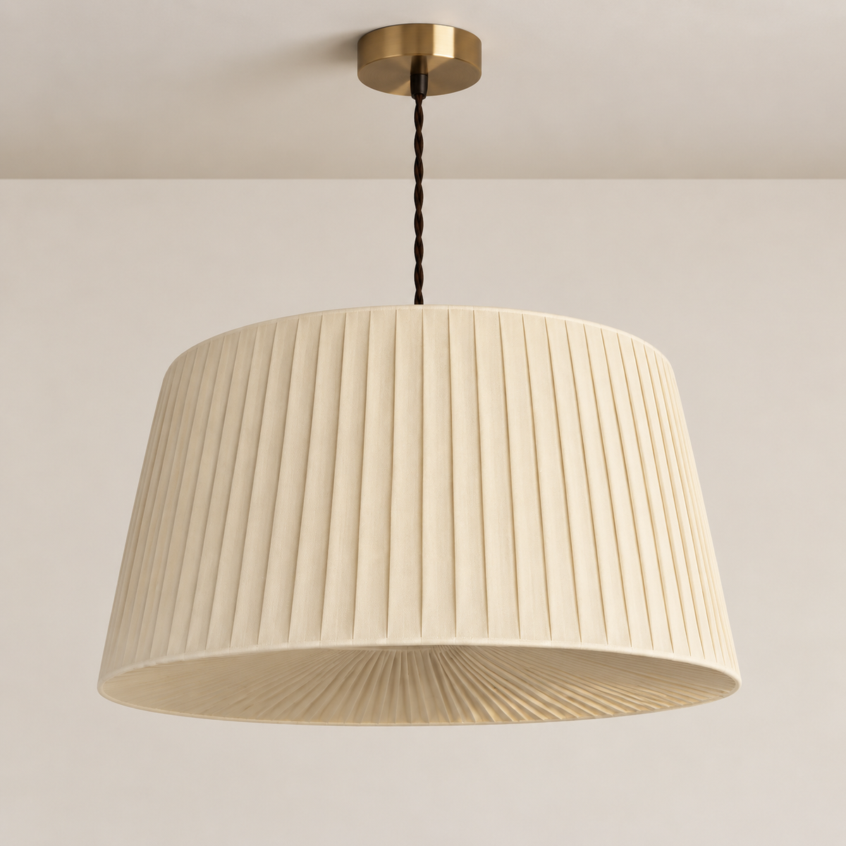 CGC Joss Large 50cm Pleated Stone Lamp Shade