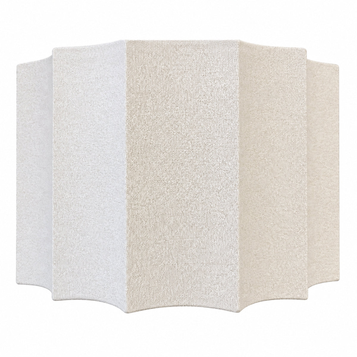 CGC Catalina Large 50cm Cream Fine Linen Inverted Scallop Lampshade