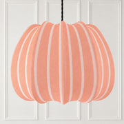 CGC Fleur Large 50cm Orange & White Striped Bell Lantern Lampshade