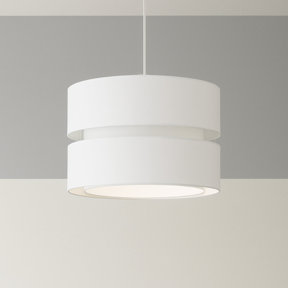 CGC GAYLE Cream Two Tier Ceiling Shade
