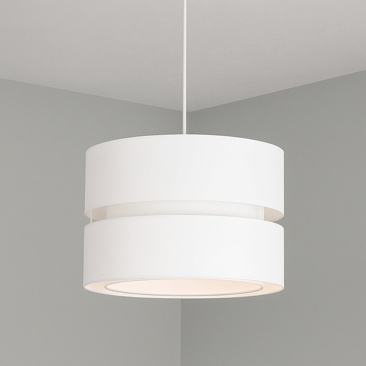CGC GAYLE Cream Two Tier Ceiling Shade