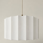 CGC Catalina Large 50cm Pale Grey Inverted Scallop Lampshade