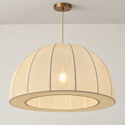 CGC Jolie Large 48cm Soft Ivory Stretch Smooth Fabric Dome Lampshade