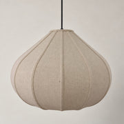 CGC Libby 50cm Large Oatmeal Stretch Linen Fabric Bell Shape Lampshade