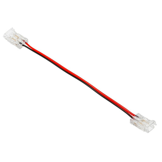 Transparent twin connector for COB LED Strip with 15cm Cable