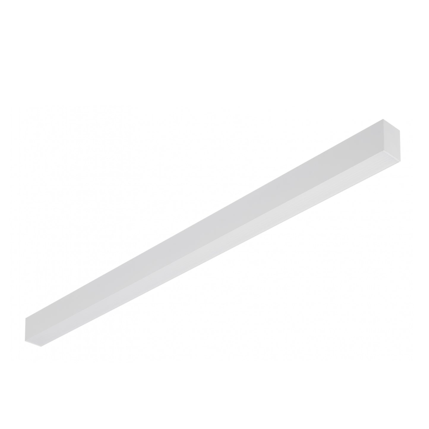 CGC Luna White Linear LED Suspended Ceiling Light Pendant 1.2m 4000k Natural White LED