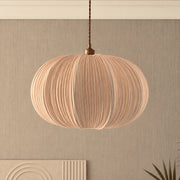 CGC Palmira Champagne Extra Large Oval Stretch Ruffled Silk Fabric Lampshade
