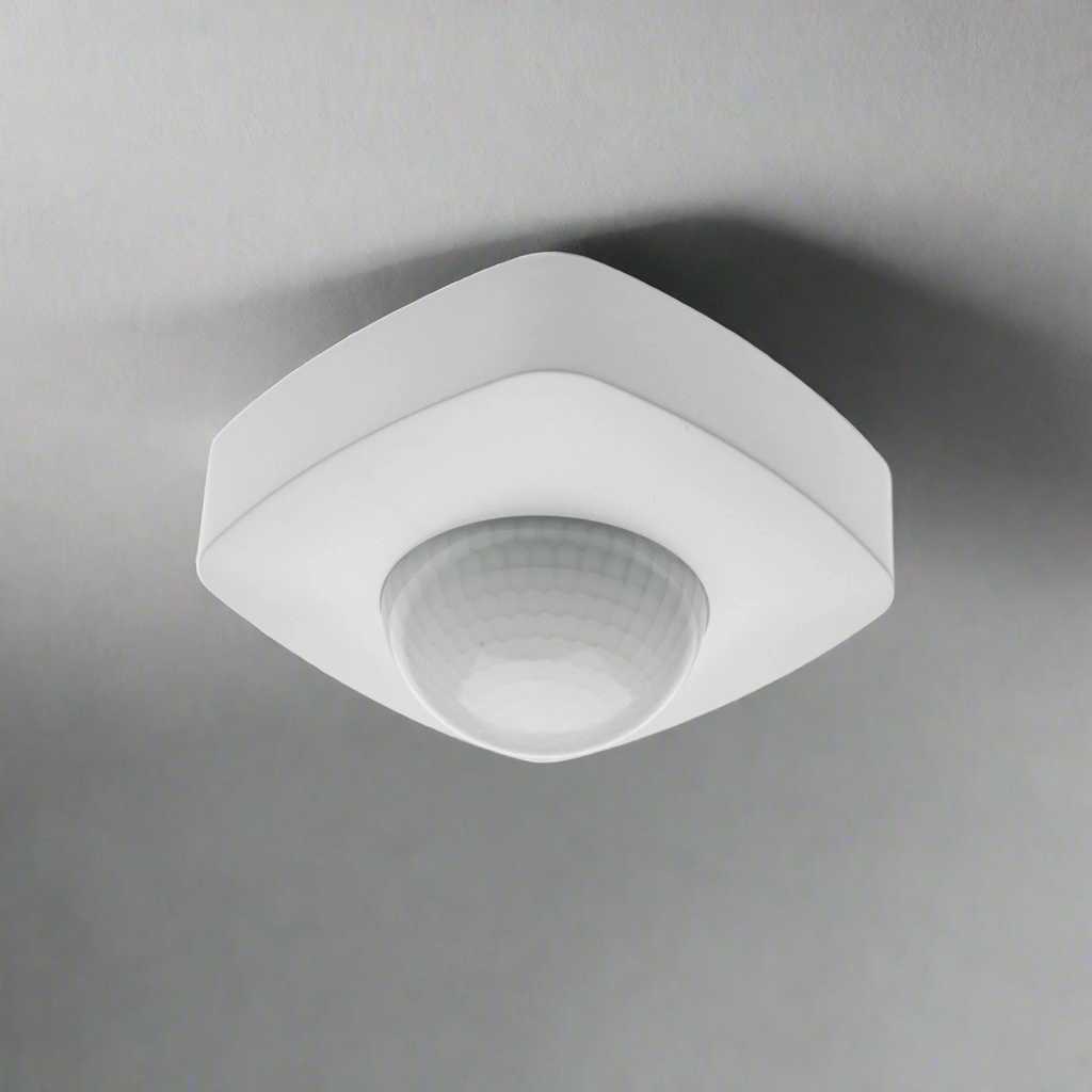 Square Wall Ceiling Mount Sensors Square Ceiling Spotlight, Black,