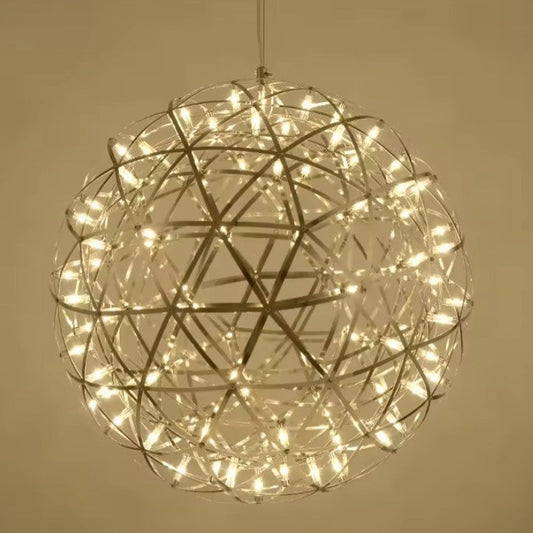 This LED starburst sparkle pendant light will create a talking point in any space and can be placed together with the other size starburst lights to create something truly spectacular