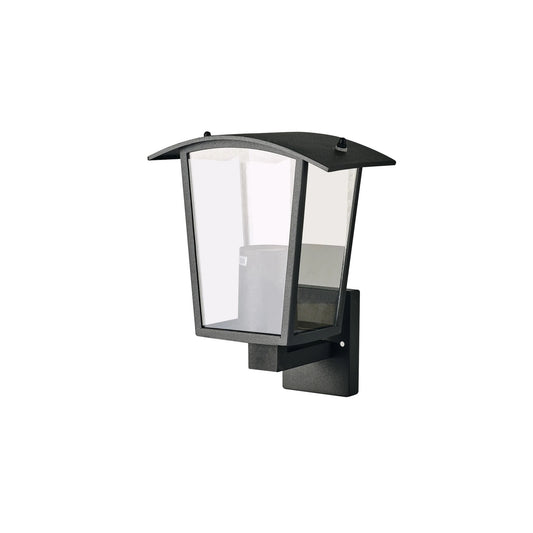 If you’re looking for a modern take on a traditional outdoor wall light, this black lantern  wall light with clear diffuser is perfect for adding style and protection for your home. This classic design with a contemporary twist, styled with a metal lantern shape and fitted with clear polycarbonate diffusers that allows the light to shine effectively. 