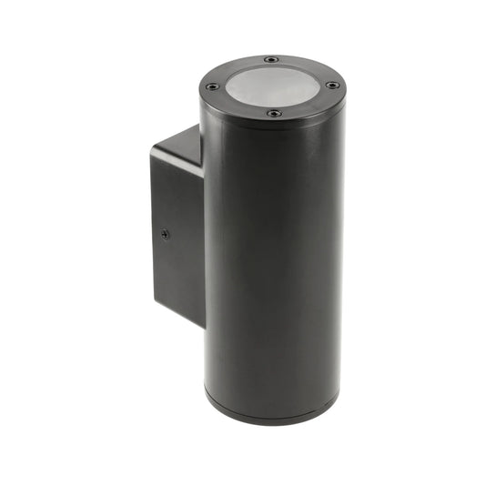 Our Sherri up and down black cylinder wall light would look perfect in a modern or more traditional home design. Outside lights can provide atmospheric light in your garden, at the front door, patio, walls driveway or on the terrace as well as a great security solution. It is designed for durability and longevity with its robust material producing a fully weatherproof and water resistant light fitting. 