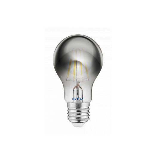 Our ultra warm white LED bulbs have a visible filament for a distinctive look that will complement an array of home decors. The smoked glass gives a vintage feel and output.  Not only is it a decorative feature light bulb, but it also has low energy consumption, making it both practical and ideal for mood lighting.