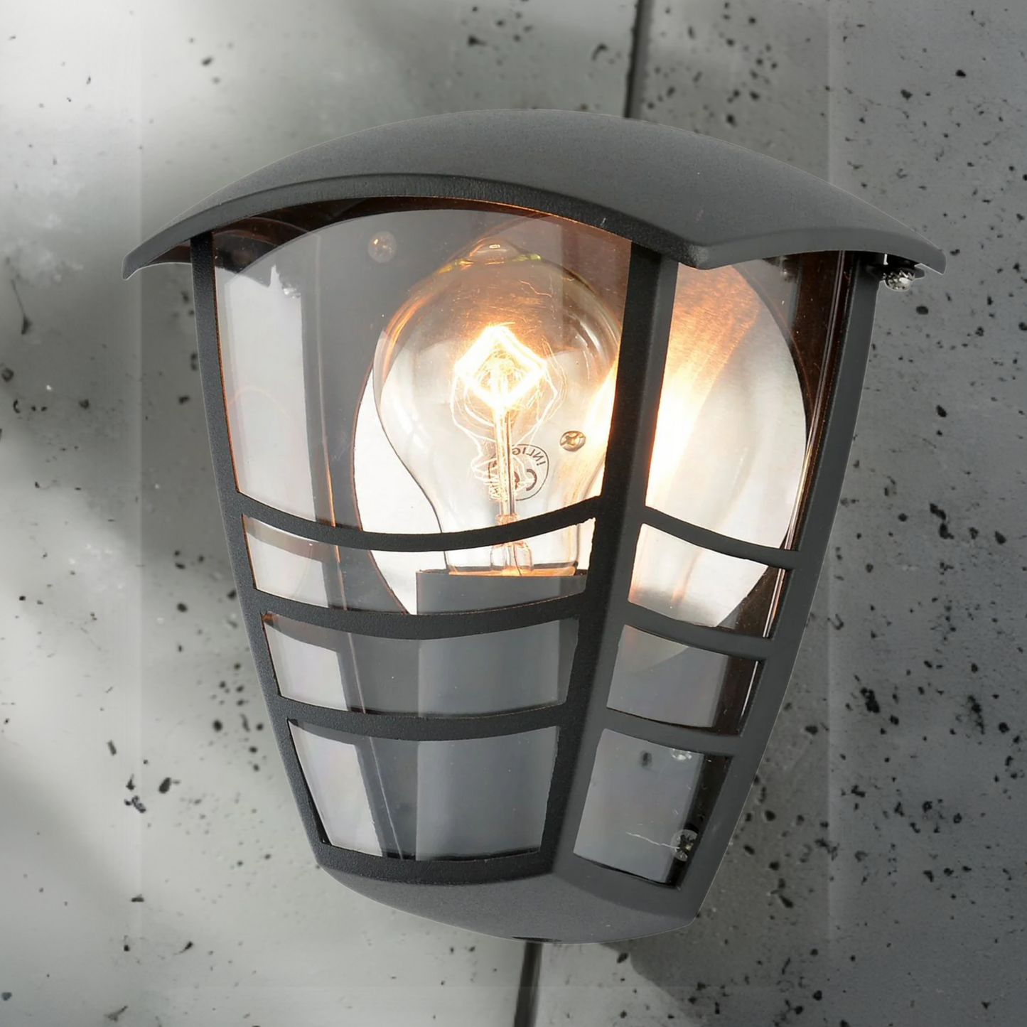 CGC IMOGEN Black Outdoor Lantern Wall Light