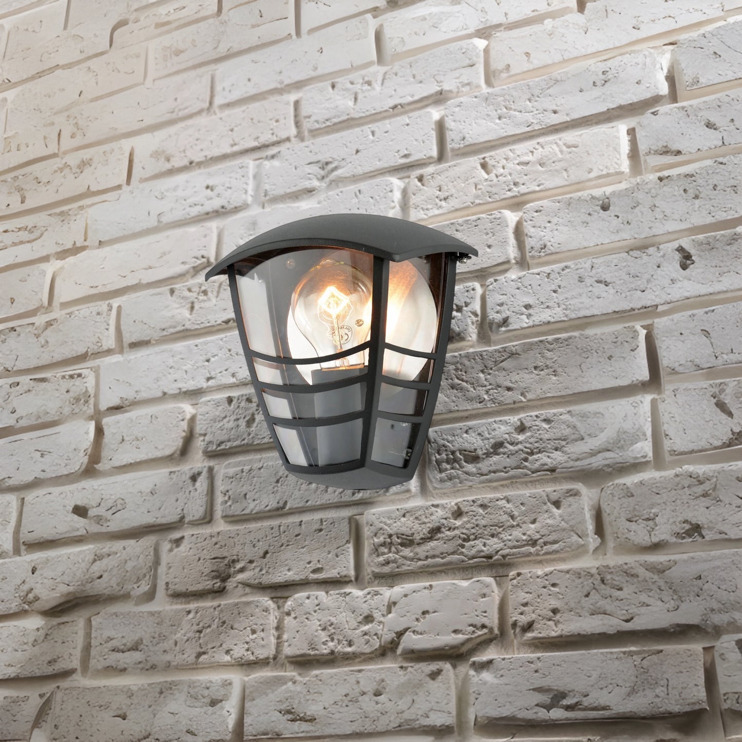 CGC IMOGEN Black Outdoor Lantern Wall Light