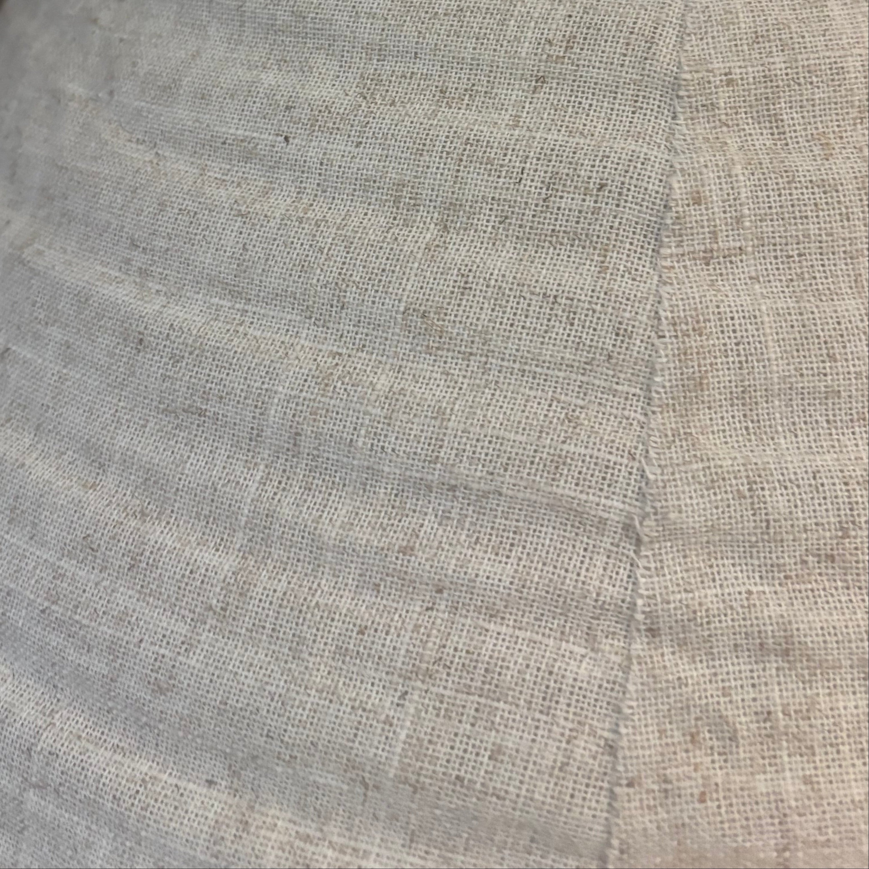 Mabel Oatmeal Linen Extra Large Teardrop Shape Easy Fit Hand Made Lampshade