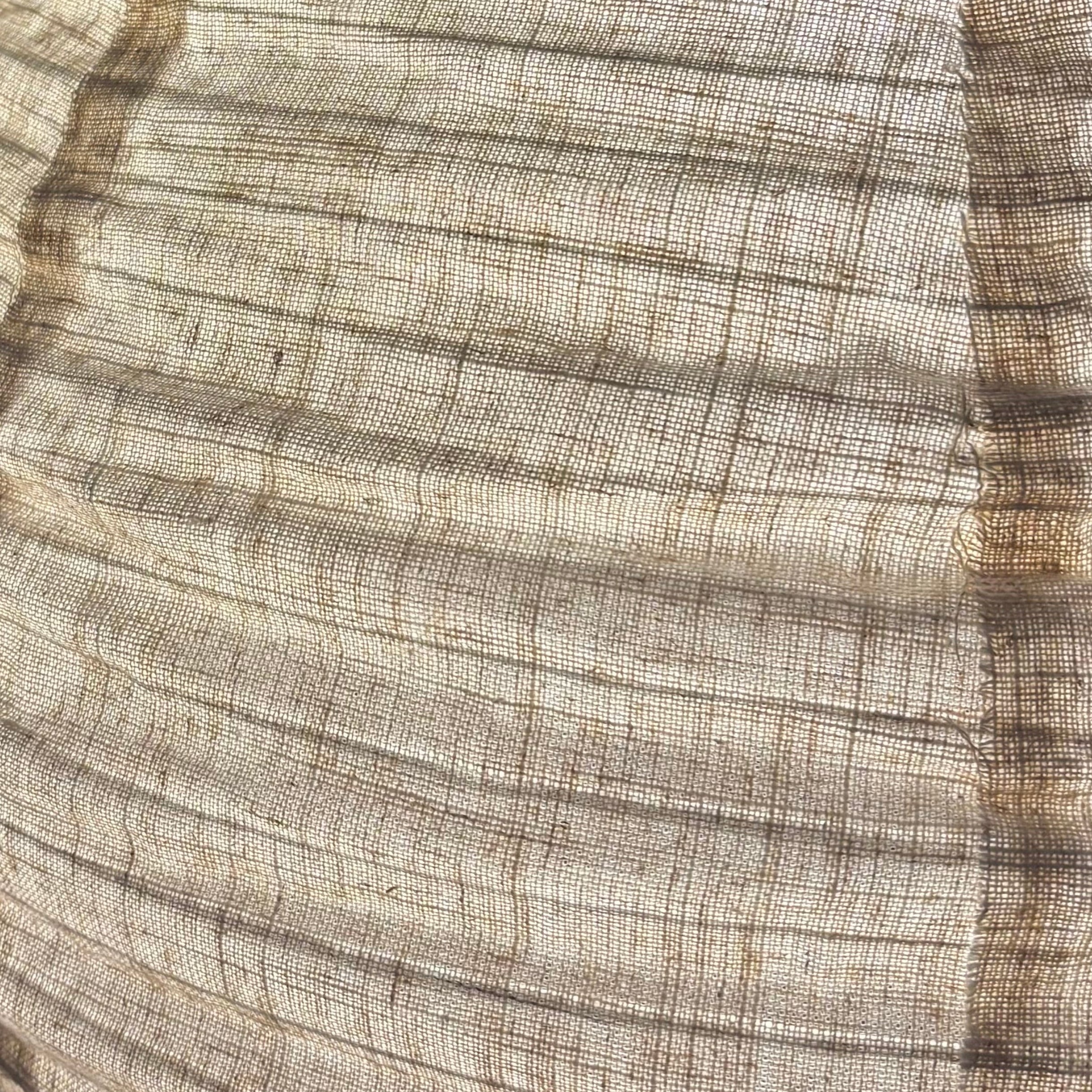 CGC Hester Oatmeal Linen Extra Large Round Open Easy Fit Hand Made Lampshade