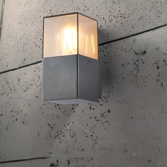 Our Amara grey anthracite outdoor wall light with smoked diffuser would look perfect in a modern or more traditional home design. Outside wall lights can provide atmospheric light in your garden, at the front door or on the terrace as well as a great security solution. It is designed for durability and longevity with its robust material producing a fully weatherproof and water resistant light fitting.