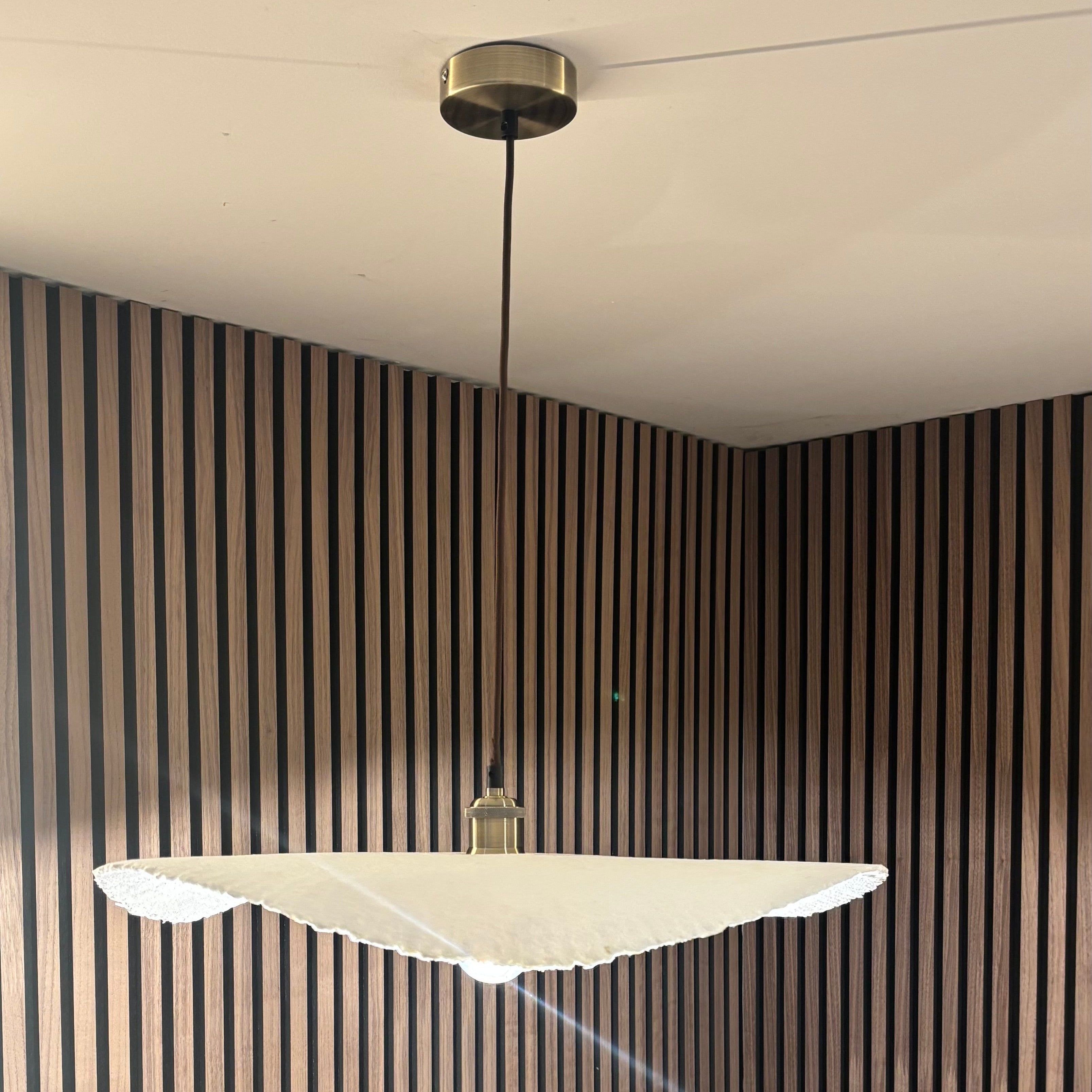 CGC Tallulah Extra Large 60cm Paper Wave Easy Fit Lampshade