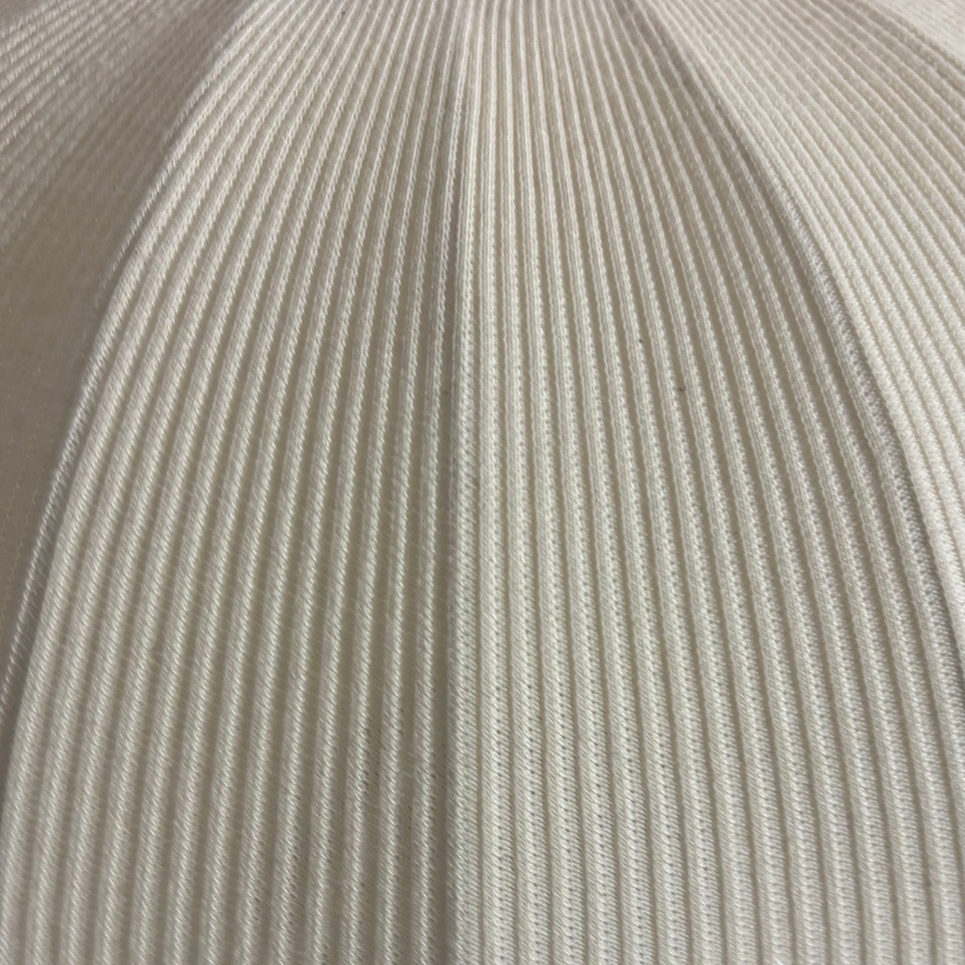 Close-up of a textured beige lampshade