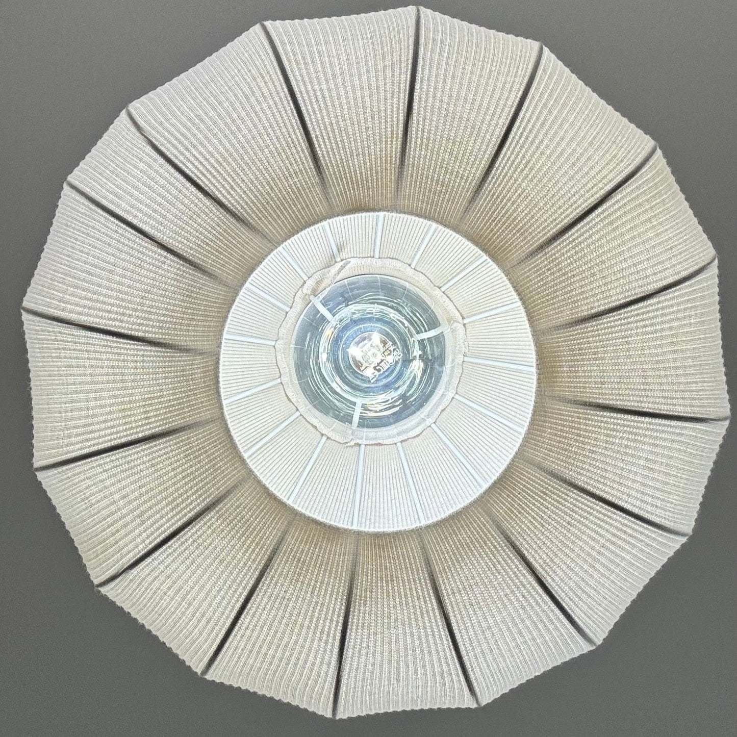cream round ceiling light