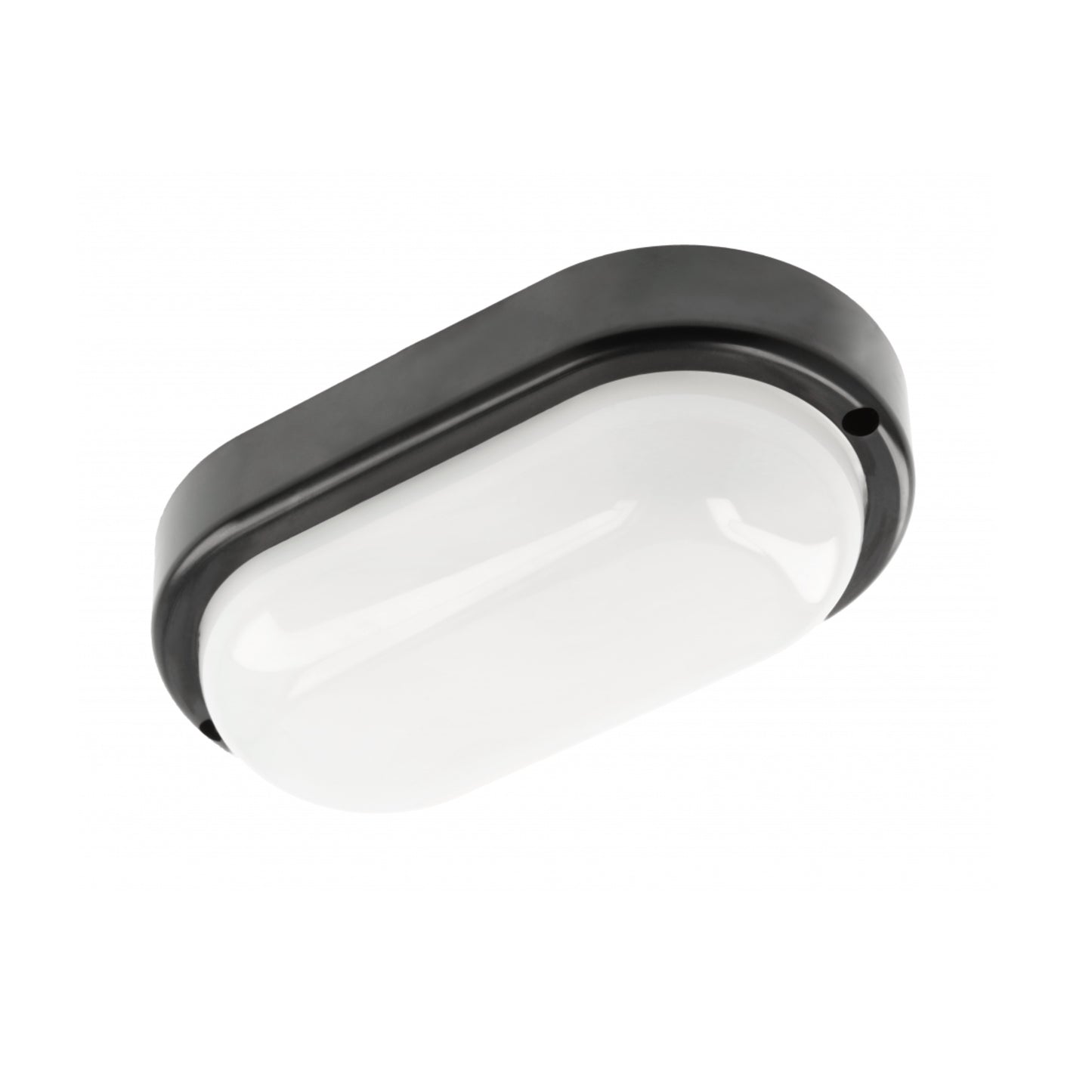 CGC KODO Black Oval Ceiling Wall Light Surface Mount LED, 12W, 1080lm, 4000K