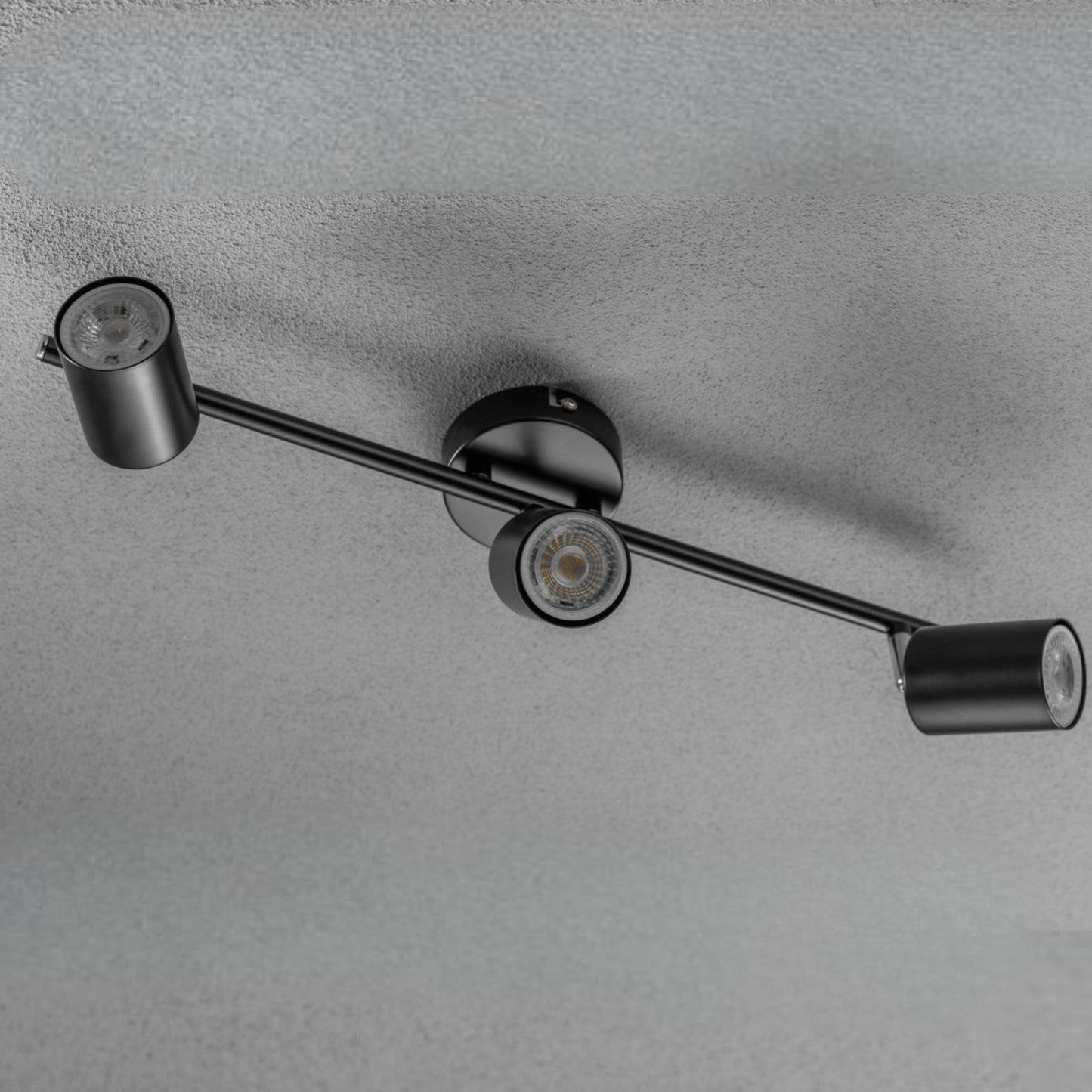 Our Jack 3 Light Spotlight Bar is the perfect addition to your interior lighting arrangements, finished in black it's perfect for adding a sleek lighting design to your room. The modern design features 3 adjustable light heads perfect for lighting your kitchen – ensuring all spaces are efficiently illuminated with a practical task light that can be adjusted to your needs.