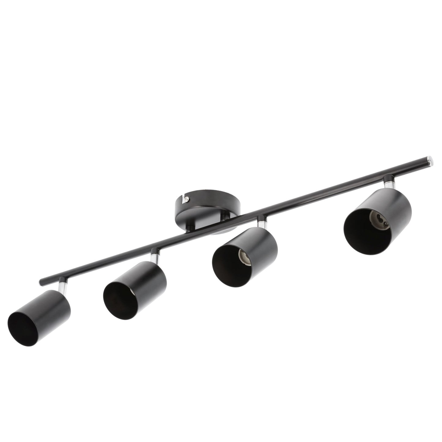 Our Jack 4 Light Spotlight Bar is the perfect addition to your interior lighting arrangements, finished in black it's perfect for adding a sleek lighting design to your room. The modern design features 4 adjustable light heads perfect for lighting your kitchen – ensuring all spaces are efficiently illuminated with a practical task light that can be adjusted to your needs.