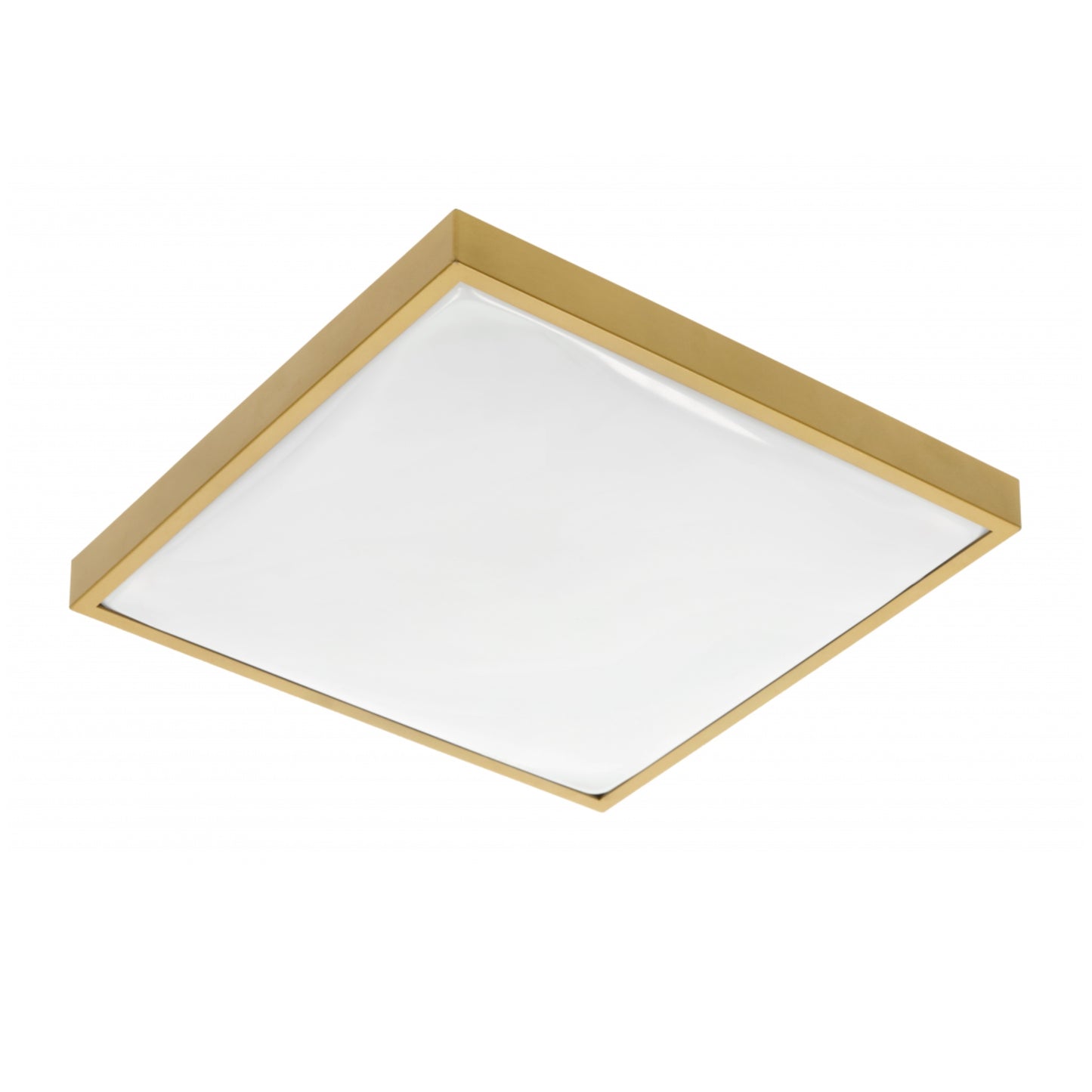 ALTAR Gold Square LED Ceiling Light, 4000K, 24W, 1680lm, IP44