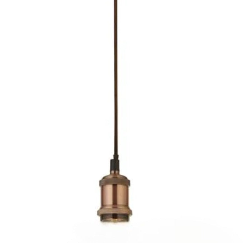 CGC CASSIE Copper 1.5m Adjustable E27 Ceiling Suspension Cable Pendant ...