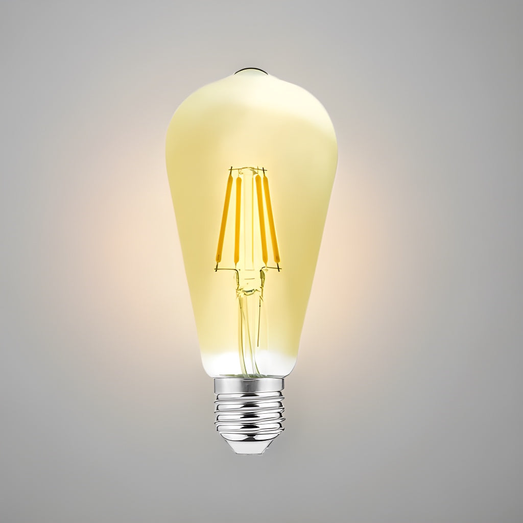 CGC E27 Amber 3000k 4W LED Filament Light Bulb Non Dimmable