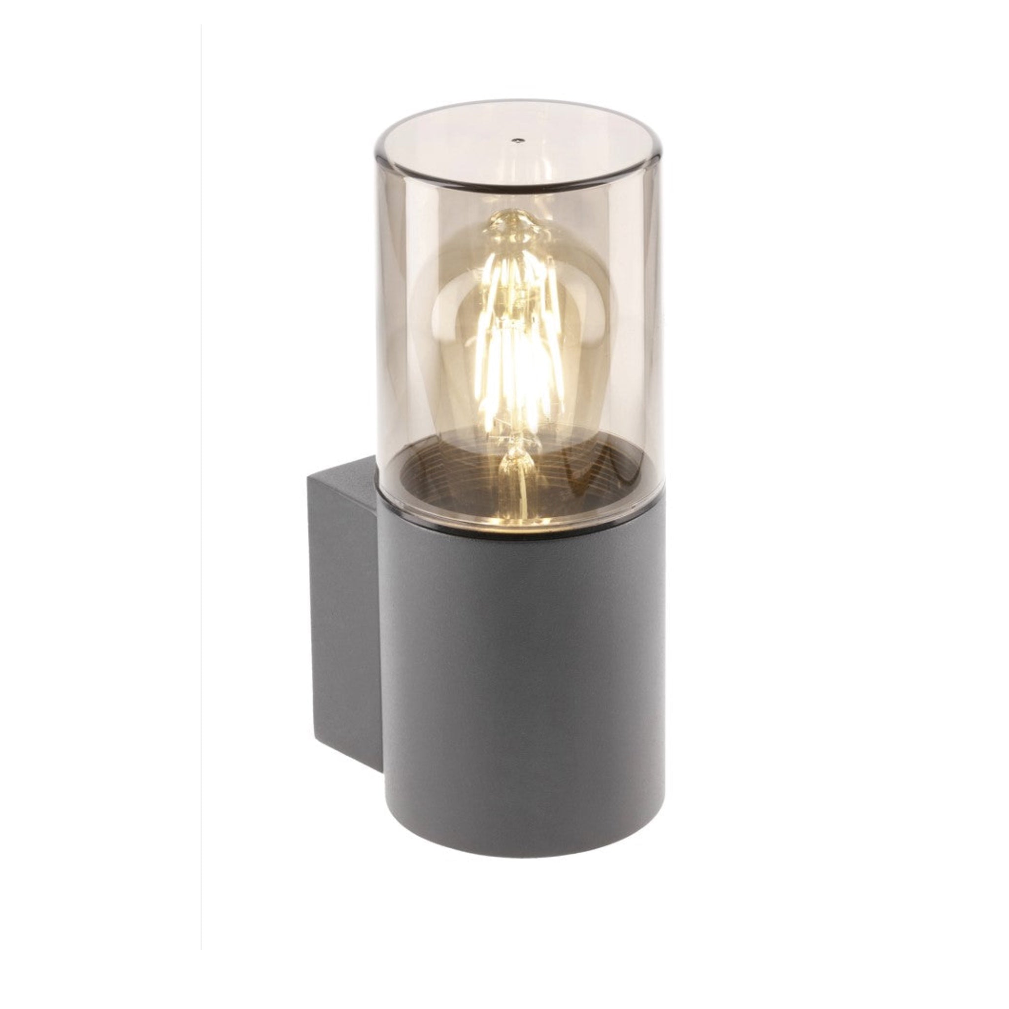 CGC BLUEBELL Dark Grey Cylinder Wall Light with Smoke Diffuser