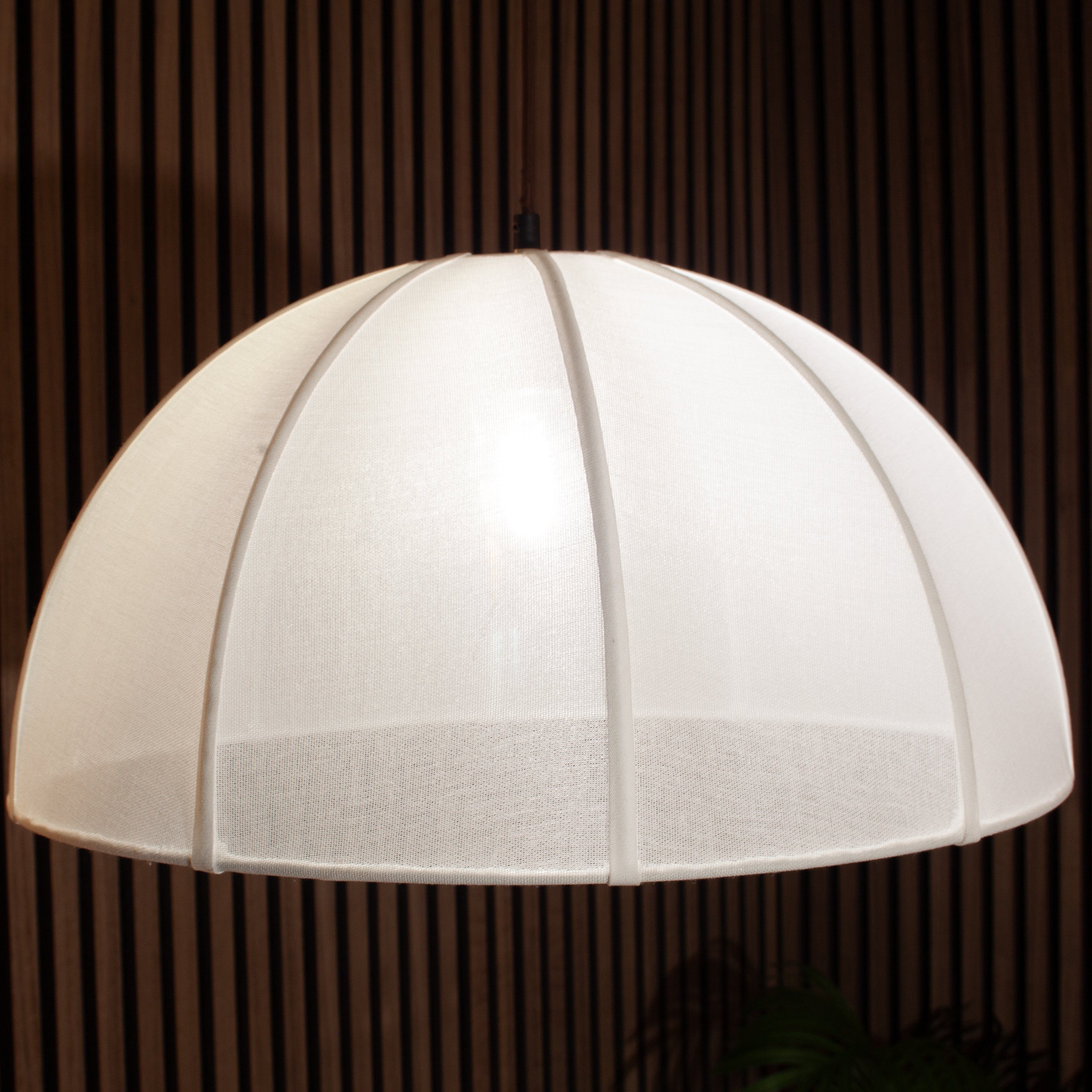 CGC Alessia White Fine Cotton 50cm Dome Lampshade Hand Made Easy Fit