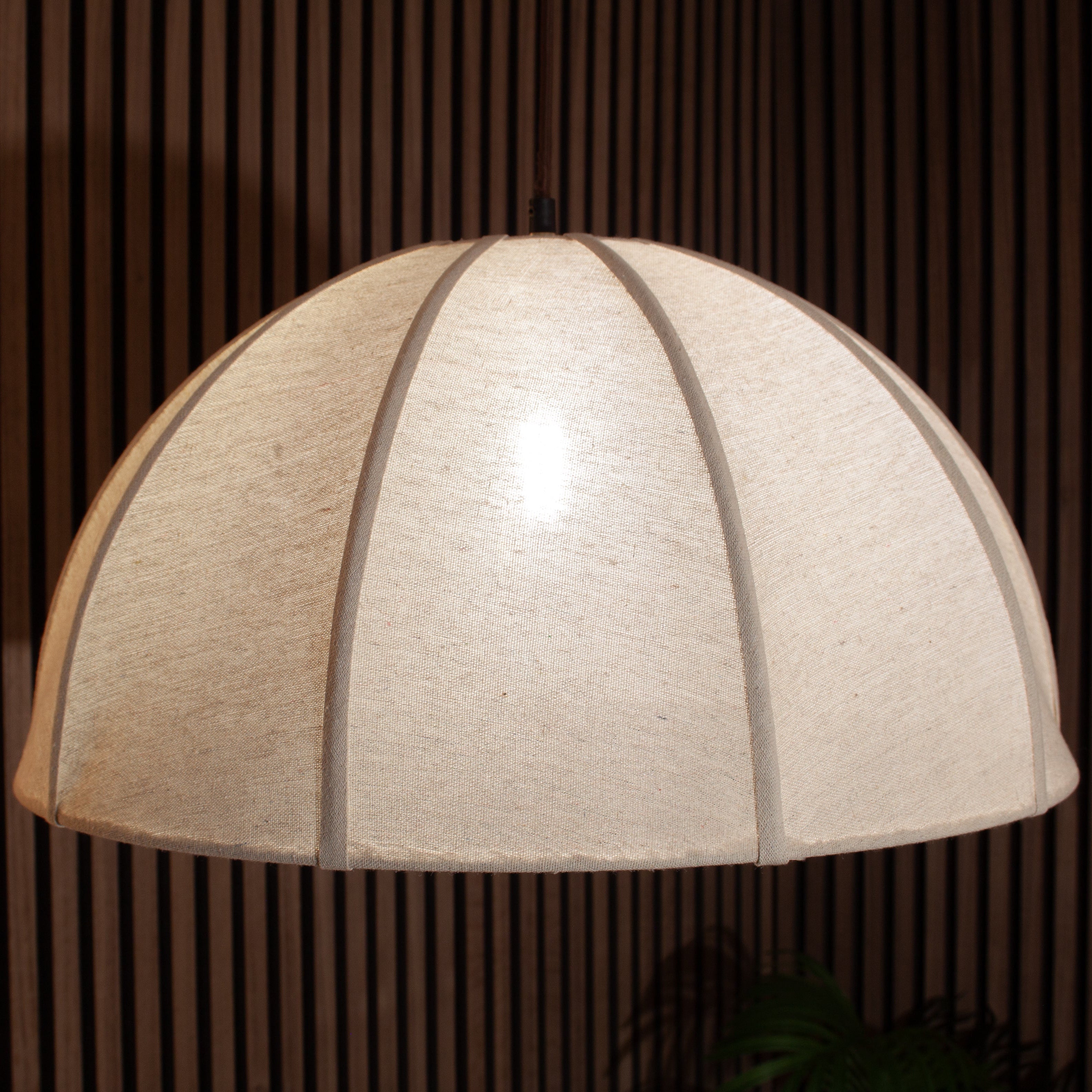 CGC Alessia Oatmeal Linen 50cm Dome Lampshade Hand Made Easy Fit