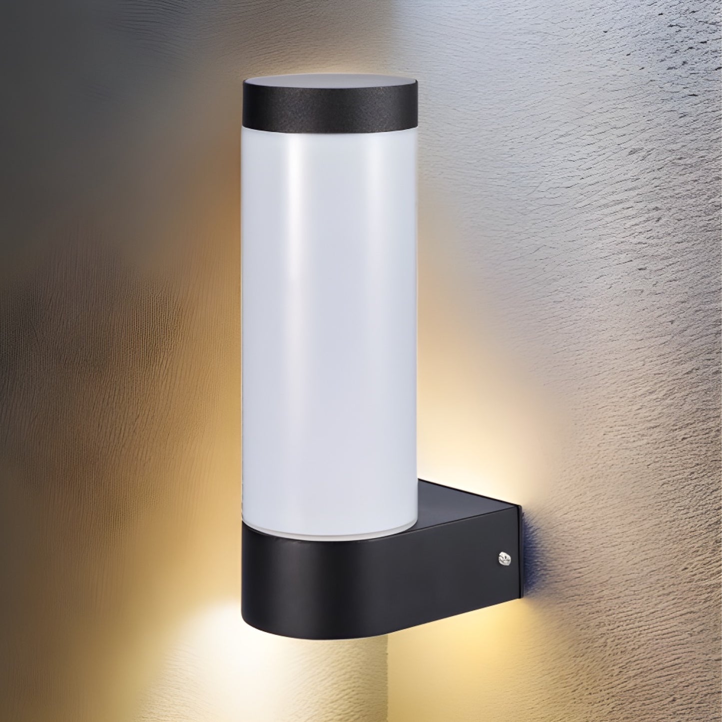 Our Rome grey anthracite outdoor wall light with opal diffuser would look perfect in a modern or more traditional home design. Outside wall lights can provide atmospheric light in your garden, at the front door or on the terrace as well as a great security solution. It is designed for durability and longevity with its robust material producing a fully weatherproof and water resistant light fitting.