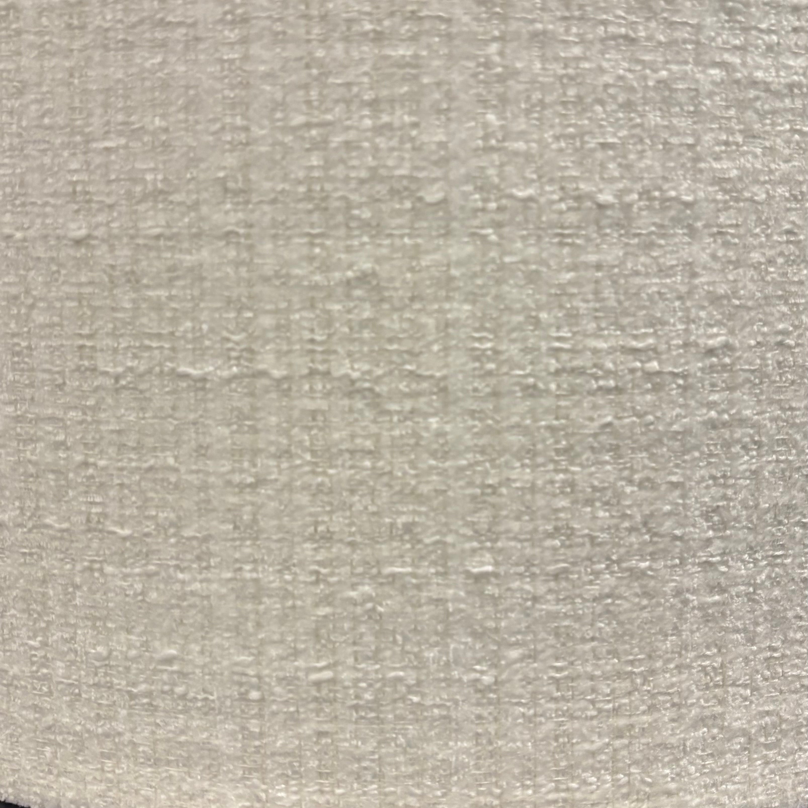 CGC Messina White Luxury Detailed Cotton 30cm Drum Lampshade