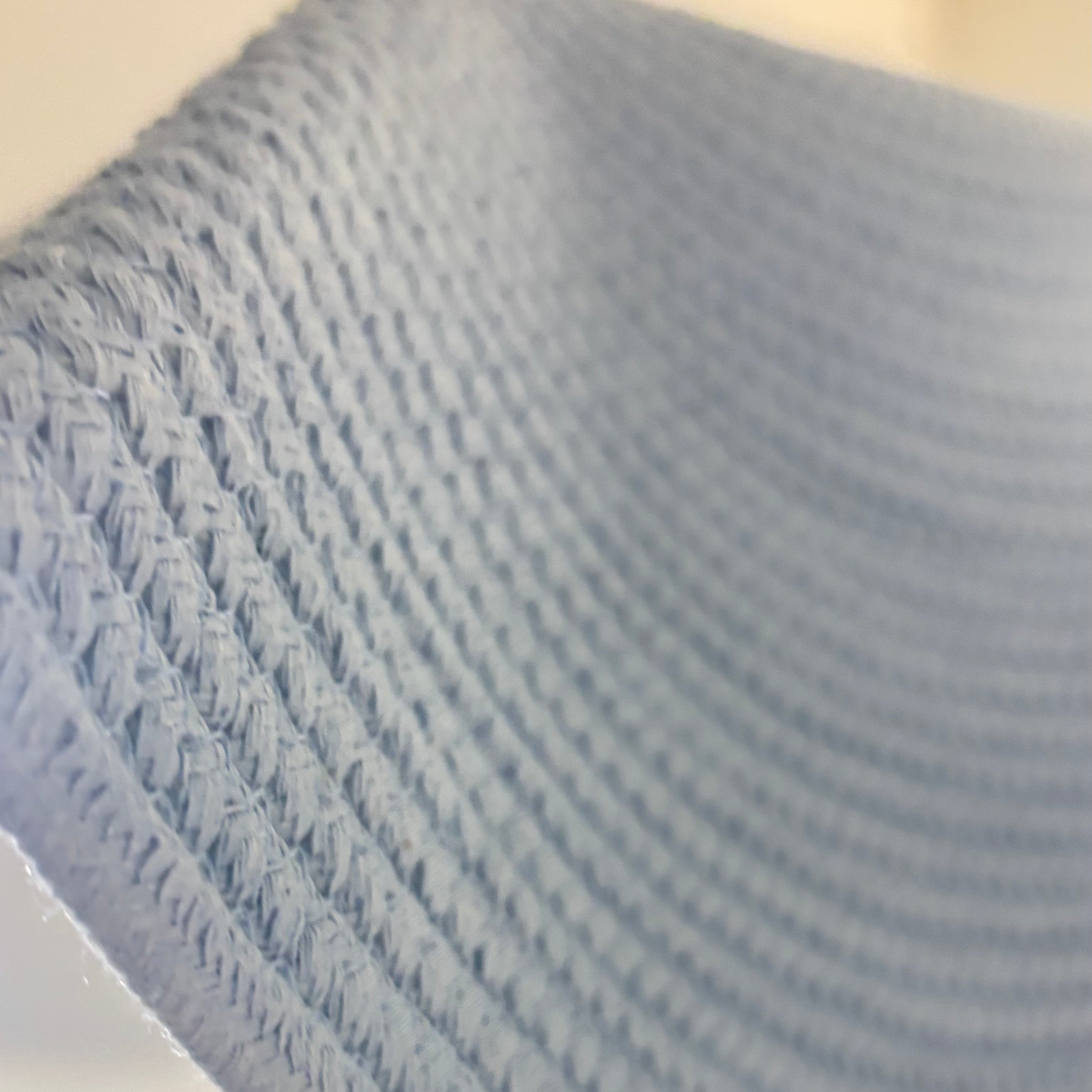 CGC Flora 78cm Baby Blue Large Floppy Fabric Lampshade