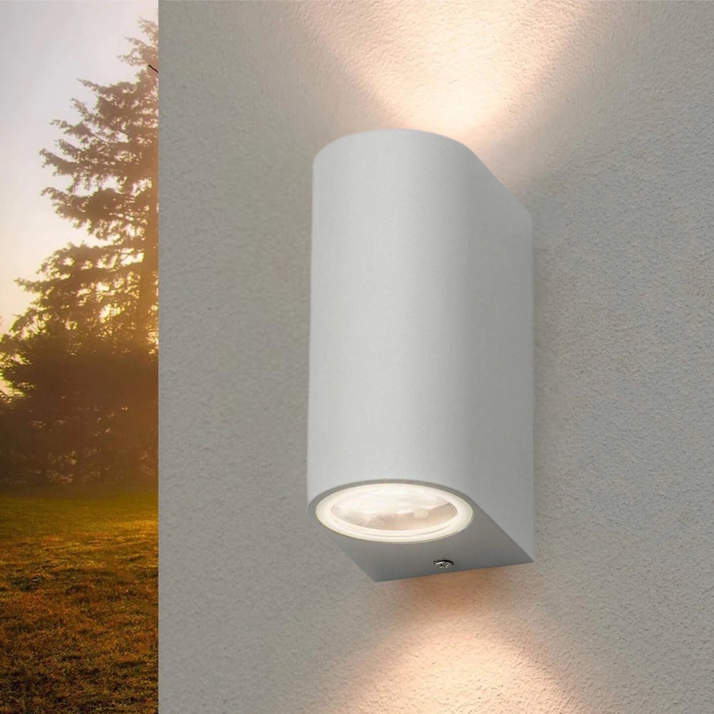Our Tiago would look perfect in a modern or more traditional home design. Outdoor sconces can provide ambient light in your garden, at your front door or on your terrace, as well as a great security solution. It is designed for durability and longevity with its robust material producing a fully weather and waterproof lighting fixture. 