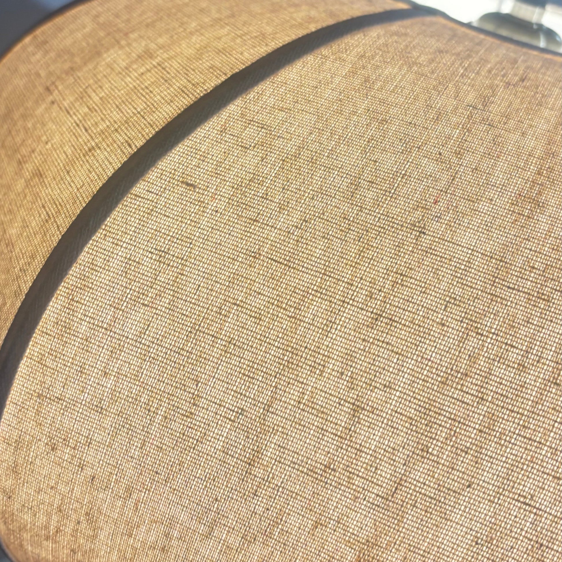 Close-up of a textured brown surface with a blurred background