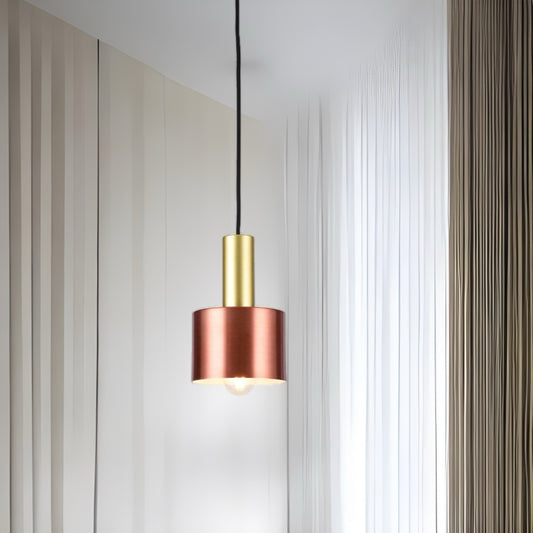 Our Selvia pendant light is a stylish addition suitable for every room, its metal copper  dome shape shade with contrasting gold lamp holder creates an amazing feature on any ceiling. The lamp looks great with a filament light bulb, especially in industrial and modern interiors.