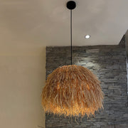 CGC Gilli Large Natural Raffia Grass  67 cm Lampshade Easy Fit Pendant Light Shade