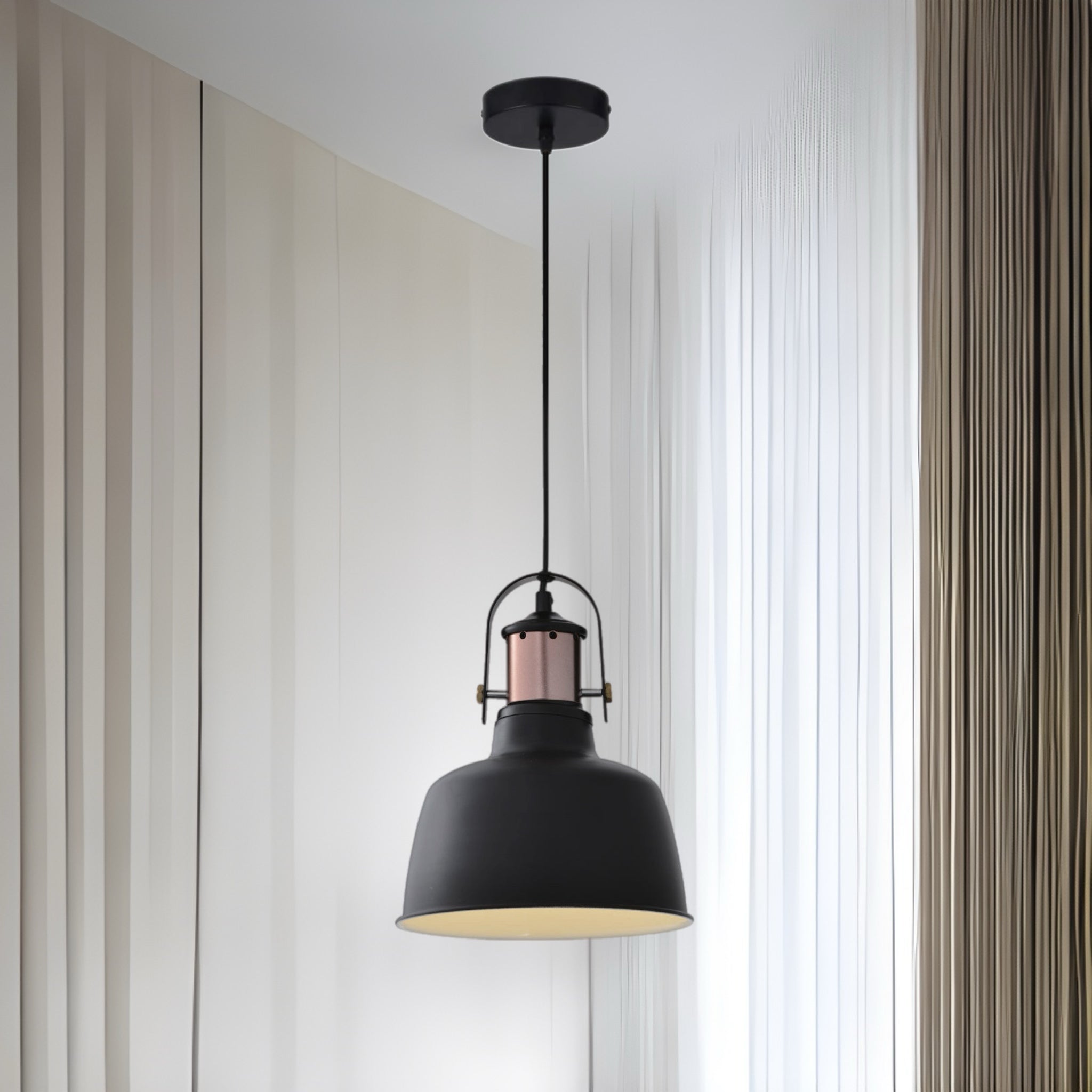 Black interior on sale light fixtures