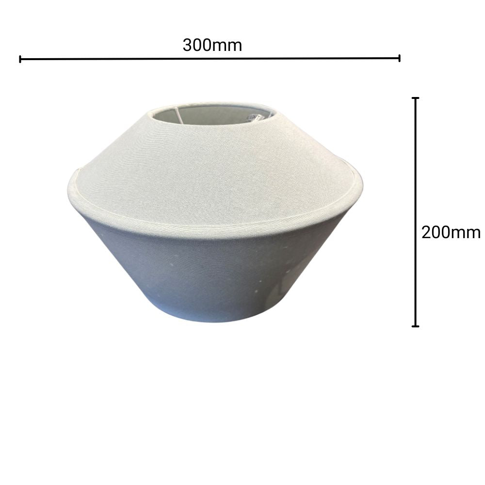 CGC CELEST Pastel Blue Spherical Cotton Fabric 30cm Lampshade