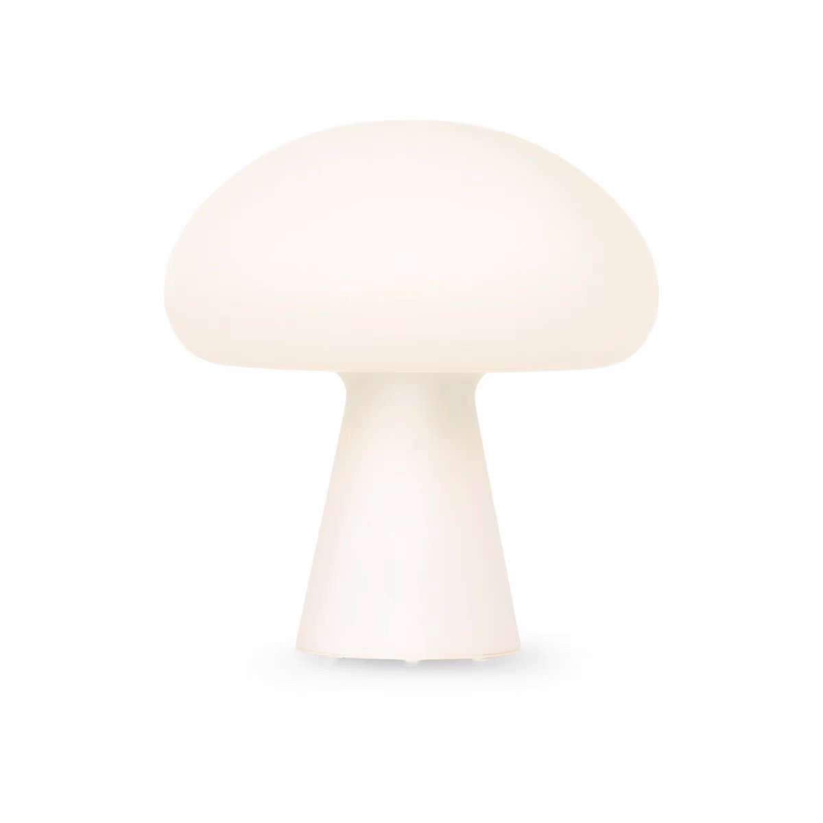 CGC PANDORA White Frosted Mushroom Table Lamp