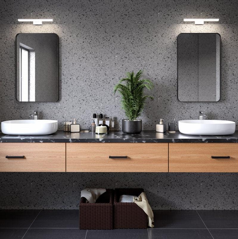 CGC TANI White Bathroom Mirror Wall Light IP44 4000k LED Over Mirror Over Picture