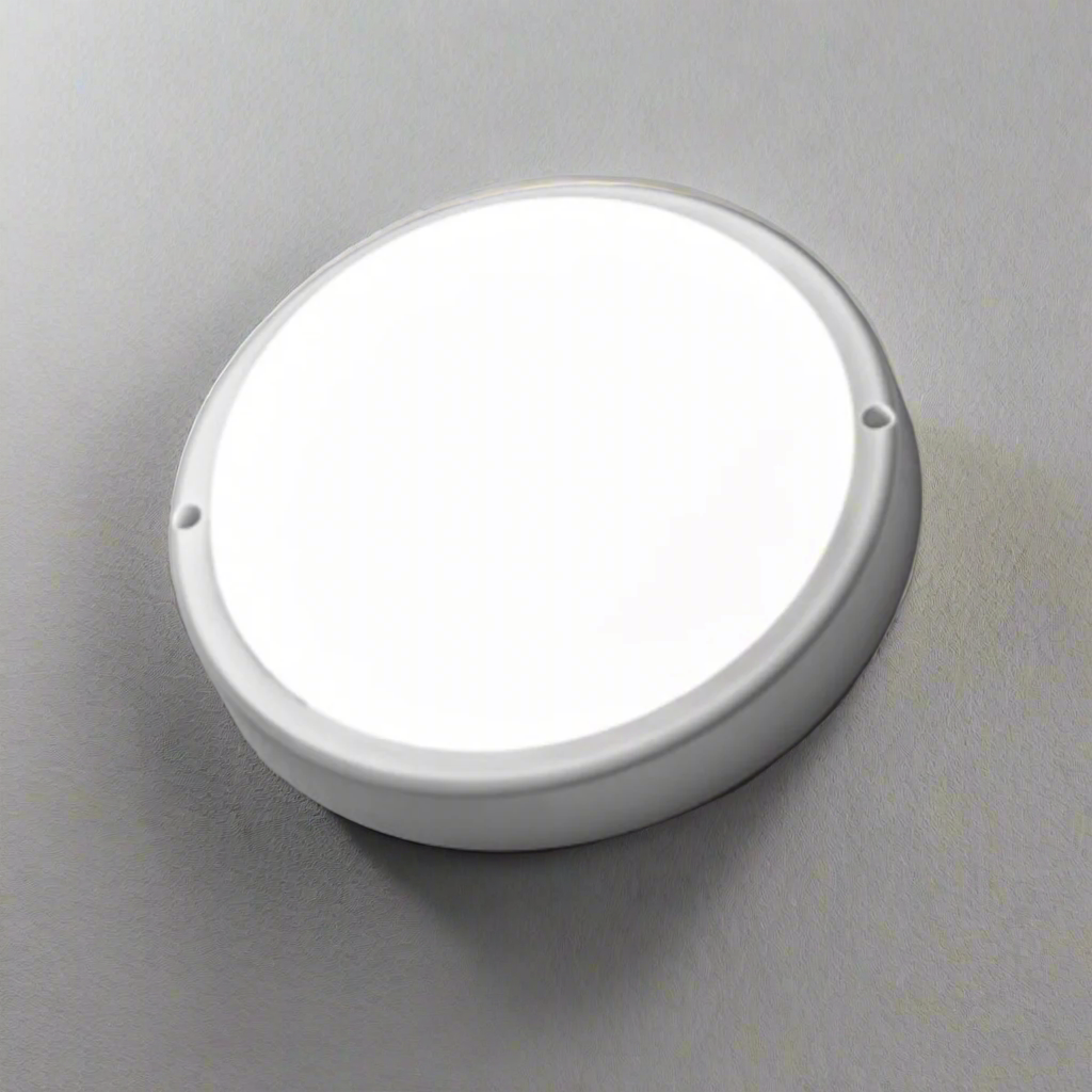 CGC KODO White Round LED Mini Bulkhead Wall Ceiling Light 8W IP54 4000k 720lm